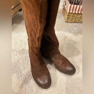 BORN Over The Knee/Up to Knee Distressed Leather Boots